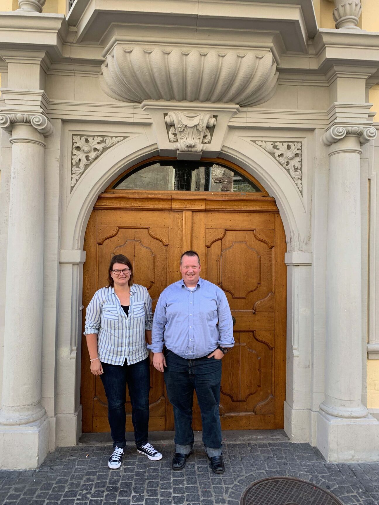 Alexandra Foschum (Stadt Schaffhausen) und Roger Stauber (OBT)